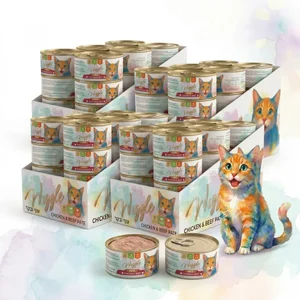 סטוק חיסכון: 96 יח' מעדני WIGGLE לחתול (4 מארזי 24) לבחירה סטוק חיסכון: 96 יח' מעדני WIGGLE לחתול (4 מארזי 24) לבחירה